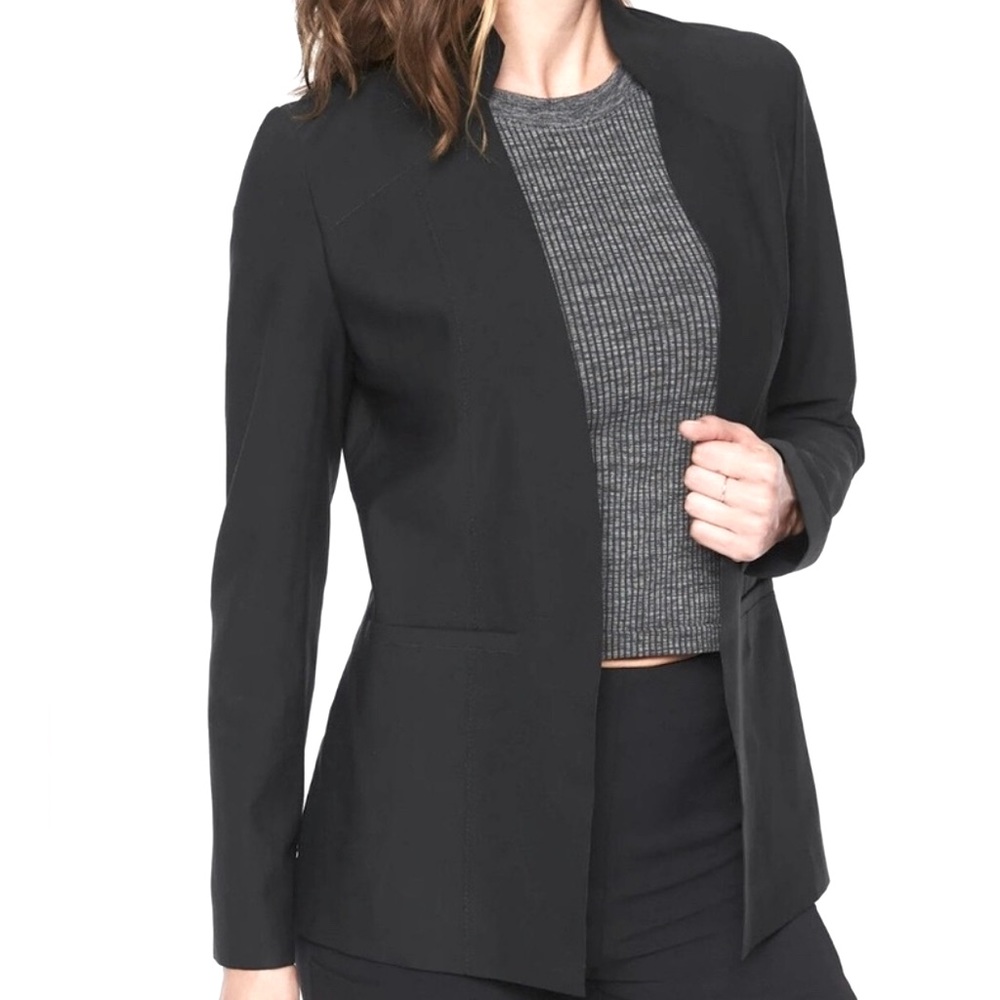 Athlete black sporty cosmic blazer